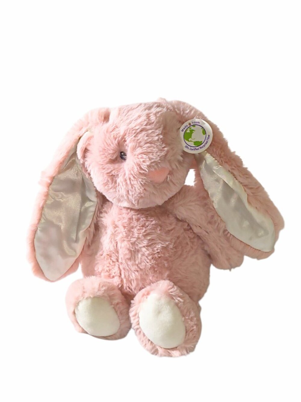 Spark Create Imagine Pink Bunny Rabbit Stuffed Plush Beanbag Toy 13" NEW